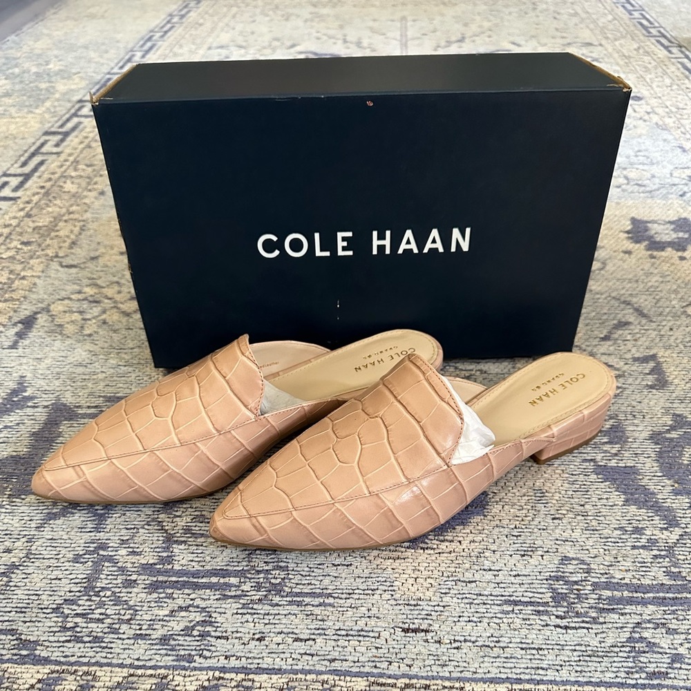 Cole Haan Piper Mule - Mahogany Rose Croc